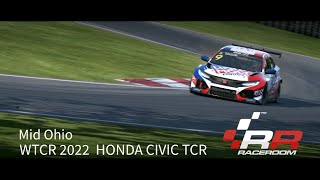 WTCR 2022  HONDA CIVIC TCR  –  MID OHIO | RaceRoom