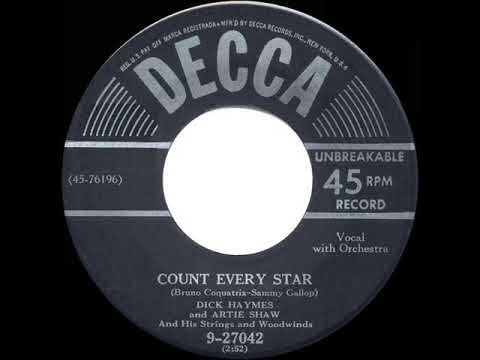 1950 HITS ARCHIVE: Count Every Star - Dick Haymes & Artie Shaw