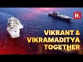 The most majestic video of India's Naval might: INS Vikrant & INS Vikramaditya together