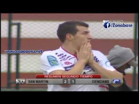 San Martín venció 2-1 a Cienciano - Resumen Completo [05/07/13]