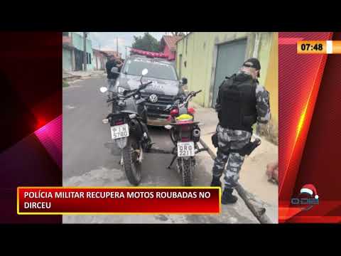 Polícia Militar recupera motos roubadas no Grande Dirceu 17 12 2020