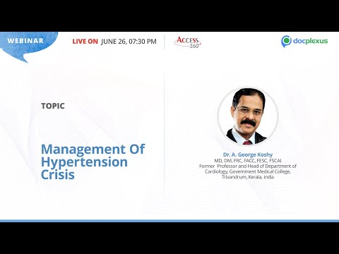 Management Of Hypertension Crisis