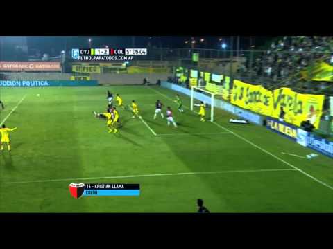 Gol de Llama. Defensa 1 - Colón 2. Fecha 12. Primera División 2015. FPT.