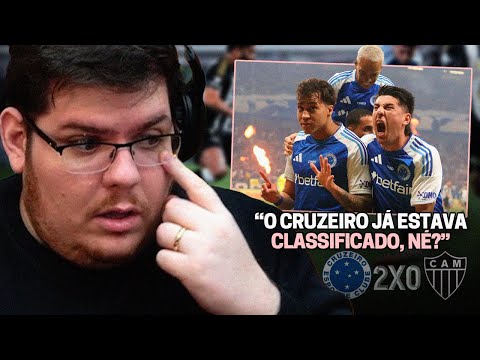 CASIMIRO REAGE: CRUZEIRO 2 X 0 ATLÉTICO MG - COPA DO BRASIL 2025 | Cortes do Casimito