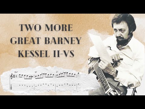 Two More Great Barney Kessel ii-V Lines To Add To Your Playing | Jazz Guitar Improvisation Lesson