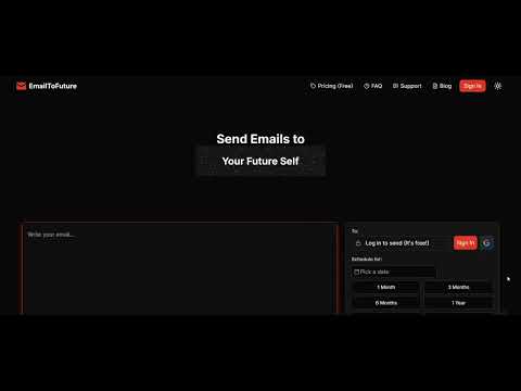 EmailToFuture video preview