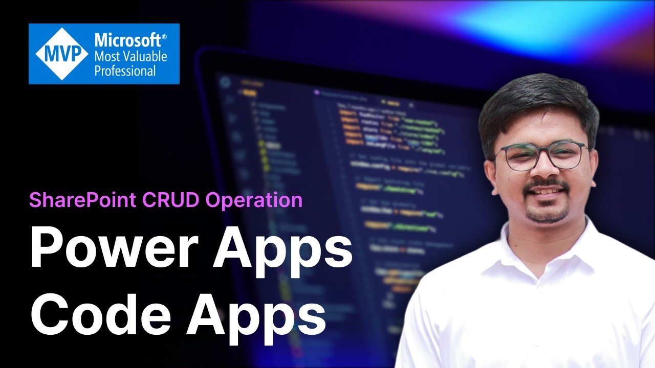 Power Apps Code Apps + GitHub Copilot | SharePoint CRUD with React (Create, Read, Update, Delete)