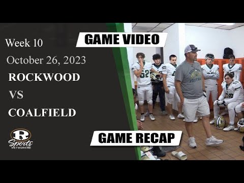 RHS Tiger Football - Rockwood Vs. Coalfield Week 10 Game (10/26/2023)