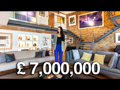 Touring a £7 Million London Luxury Flat (with its own boat) | London Flat Tours