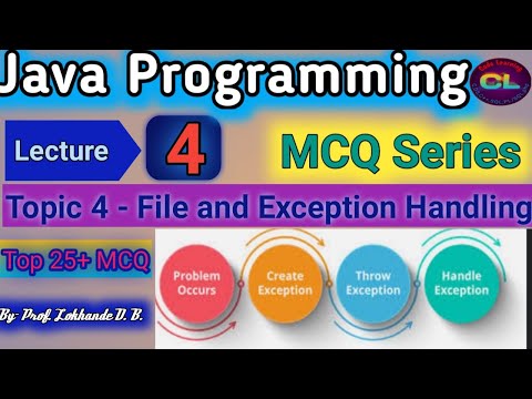 Java Programming Mcq Lecture 4file And Exception Handling Mcq Java Mcq Core Java Mcq