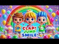 Clap Jump Smile Happy Action Song For Kids Kids Dance Song