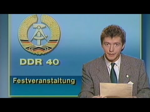 Aktuelle Kamera 06.10.1989 – 40 Jahre DDR