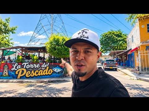 Probando la comida de LA TORRE DEL PESCADO en soledad atlántico 