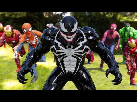 Venom VS Spider-Man and The Avengers!