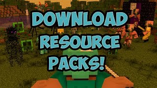 HOW TO DOWNLOAD RESOURCE PACKS IN MINECRAFT PREMIUM AND CRACKED!(TEXTURE PACKS)(2017)
