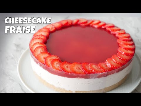 Strawberry No-Bake Cheesecake