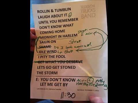 *Audio Only* Tedeschi Trucks Band at The Orpheum Theatre in Los Angeles, California on 2017 11 11