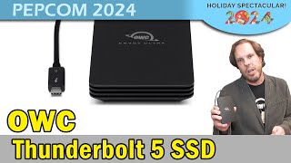 Video thumbnail for The First Thunderbolt 5 SSD of its Kind - OWC Envoy Ultra SSD @Pepcom 2024 Holiday Spectacular by FirstL00k