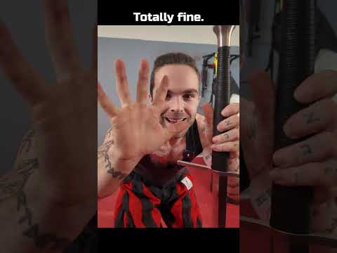 Will swinging a Sword by the BLADE cut your Hands? #sword #martialarts #hema