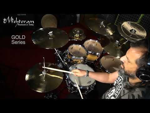 Mehteran Cymbals 2 pcs Dry Series 24" Thin Ride - Premium Series 16" Hi-Hat image 2