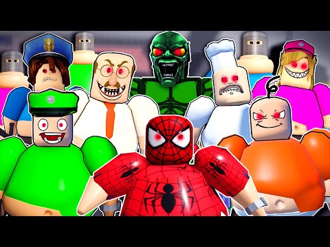 Roblox 🎄BARRY'S PRISON RUN: UNLOCKING SECRET Barry's Prison Run FAMILY!!