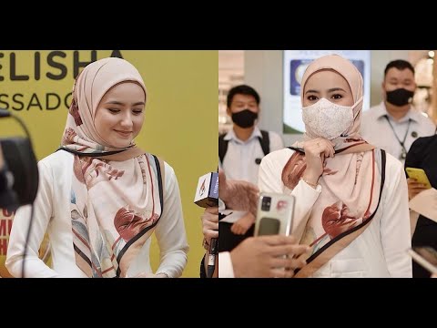 Pakai Tudung Tutup Dada, Hannah Delisha Raih Pujian Netizen