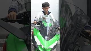 Download lagu ADNAN DI HINA PUNYA MOTOR NINJA #shorts mp3
