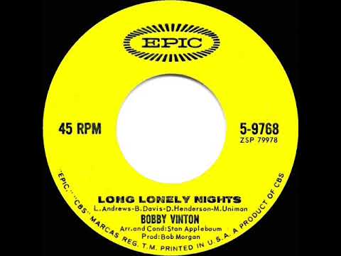 1965 HITS ARCHIVE: Long Lonely Nights - Bobby Vinton (mono 45)