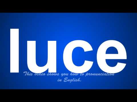 the correct pronunciation of luff in English.