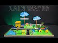 Rain Water Harvesting Working Model Science Project Rain Water Harvesting