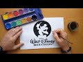 Walt Disney Records Logo Painting