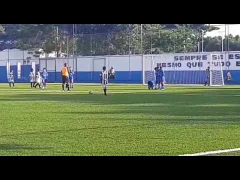 Americano x Duque de Caxias. sub-12 Gol do zagueiro Yudi.