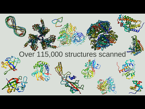 Topological knots and links in proteins - teaser