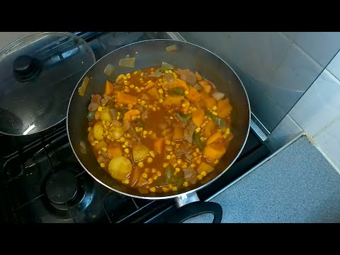 Argentinian Beef Stew AKA Carbonada Criolla. COOKING AROUND THE WORLD FROM A-Z.