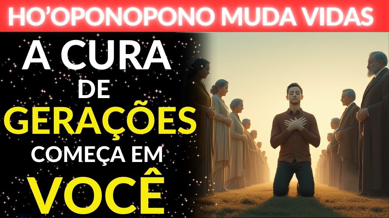 A CURA DE GERAÇÕES COMEÇA EM VOCÊ - HO'OPONOPONO MUDA VIDAS
