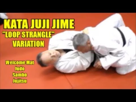 KATA JUJI JIME LOOP VARIATION — judo technique demonstration