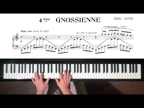 Erik Satie - Gnossienne No.4 - Paul Barton, FEURICH piano