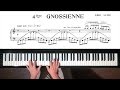 Erik Satie - Gnossienne No.4 - Paul Barton, FEURICH piano