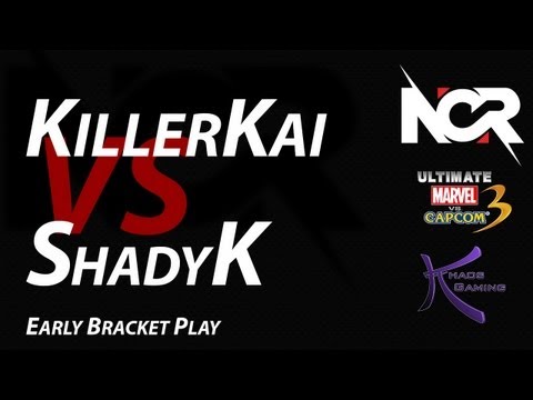 NCR11  UMvC3 P4 W1 - KillerKai (VER_ZER_HIR) vs Shady K (MOR_DRD_VER)