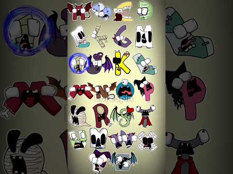ALPHABET LORE A-Z but HALLOWEEN version - ALPHABET LORE ANIMATION MEME - abcdefghijklmnopqrstuvwxyz