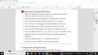 Python practice paper 3 for all beginners and intermediate levels