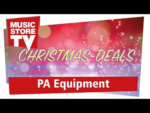 MUSIC STORE Christmas Deals aus der PA-Abteilung
