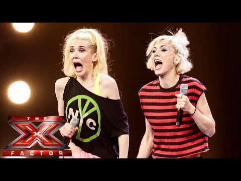 Blonde Electric sing Joan Jett's I Love Rock And Roll | Boot Camp | The X Factor UK 2014