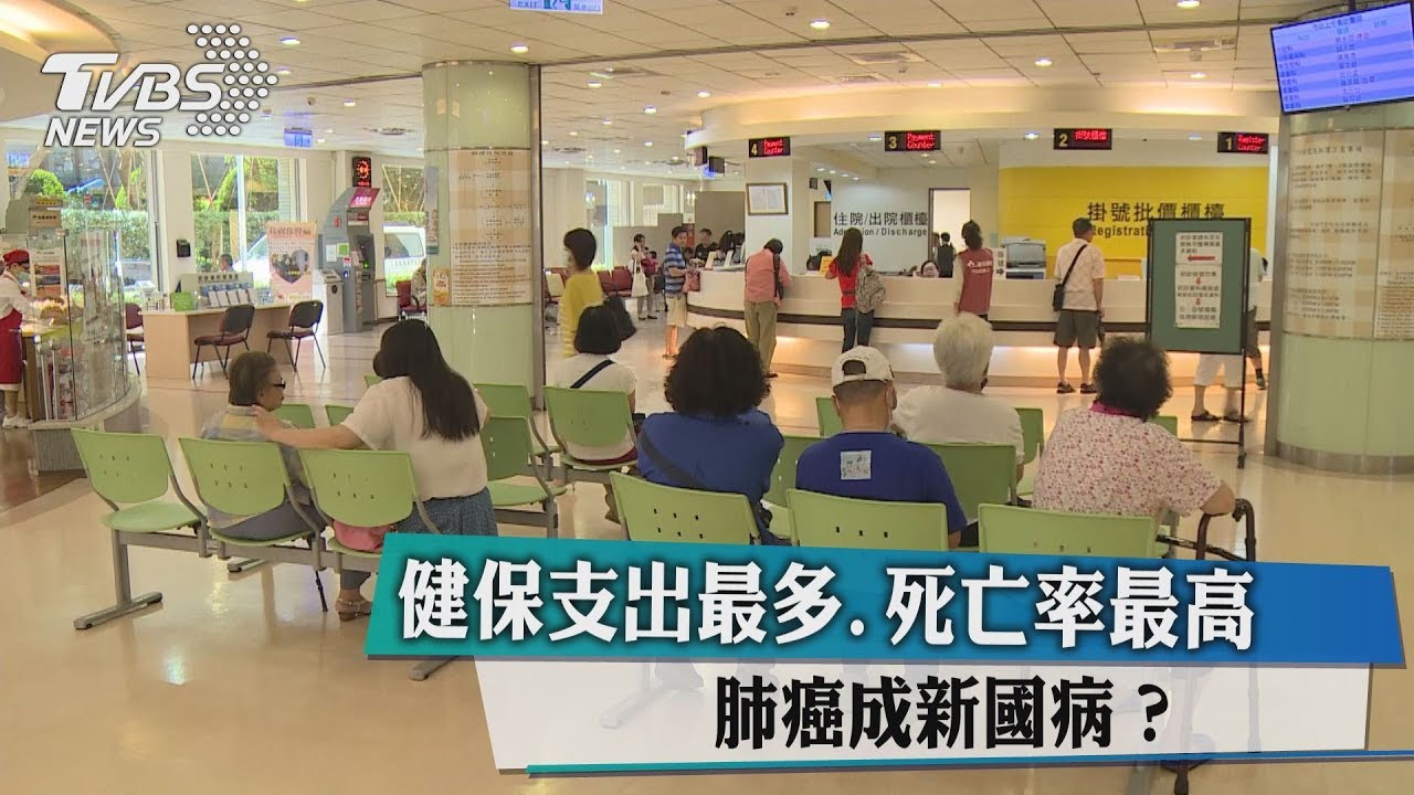 健保支出最多　死亡率最高肺癌成新國病？