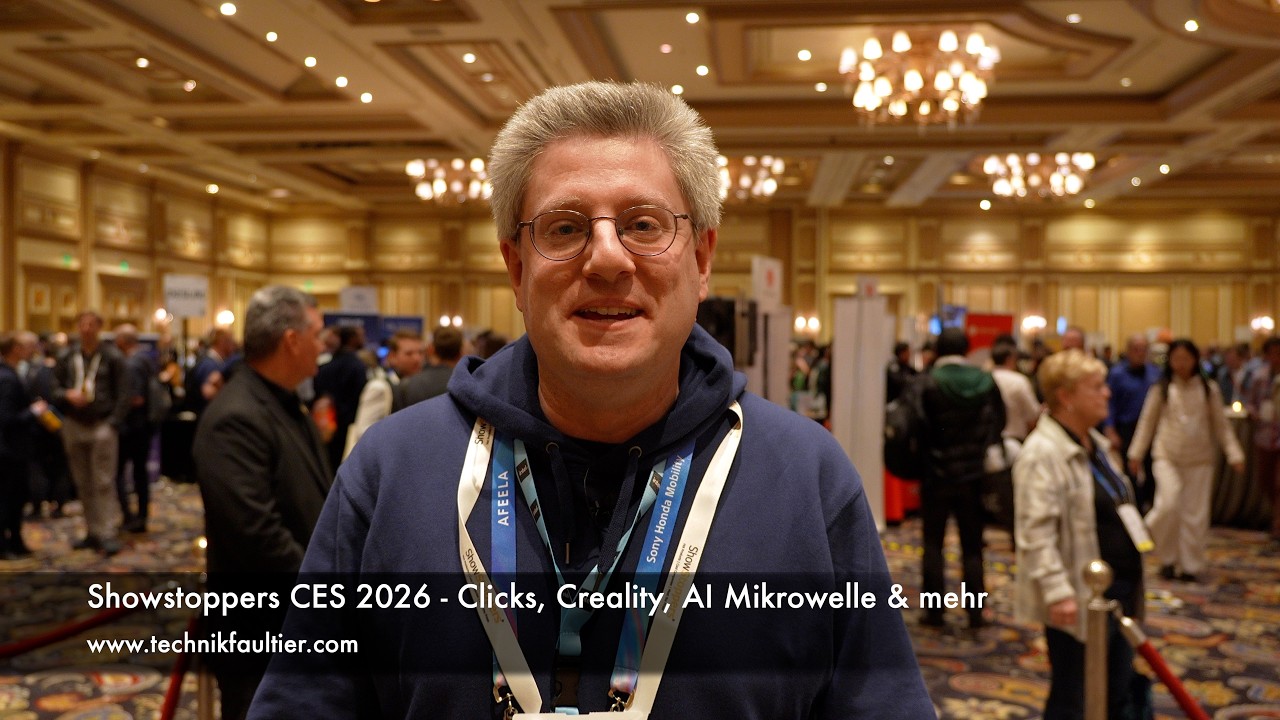 Showstoppers CES 2026 - Clicks, Creality, AI Mikrowelle & mehr