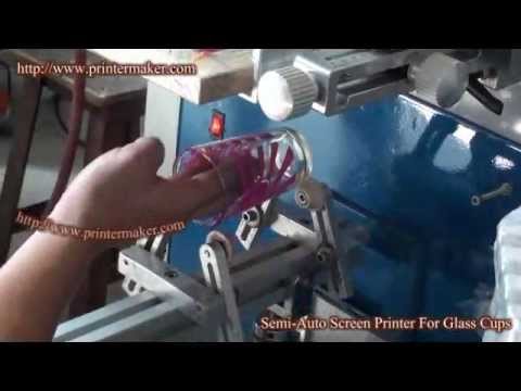 Screen Printing Machine for Glass Cups