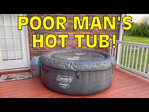image-How many gallons is Coleman inflatable hot tub?