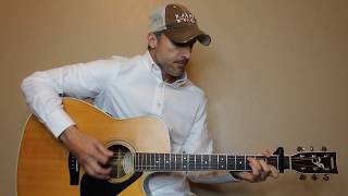 Kinda Don&#39;t Care - Justin Moore - Guitar Lesson | Tutorial