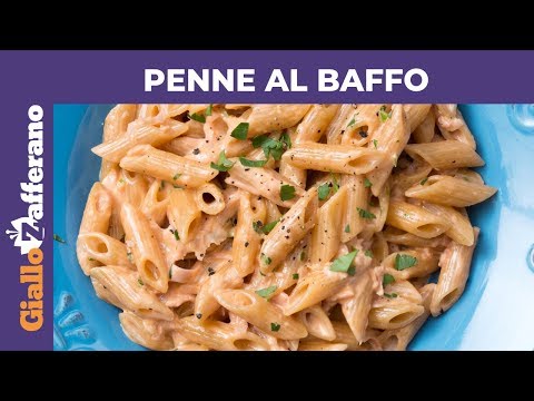 Pasta PENNE al baffo: Easy, fast and creamy!