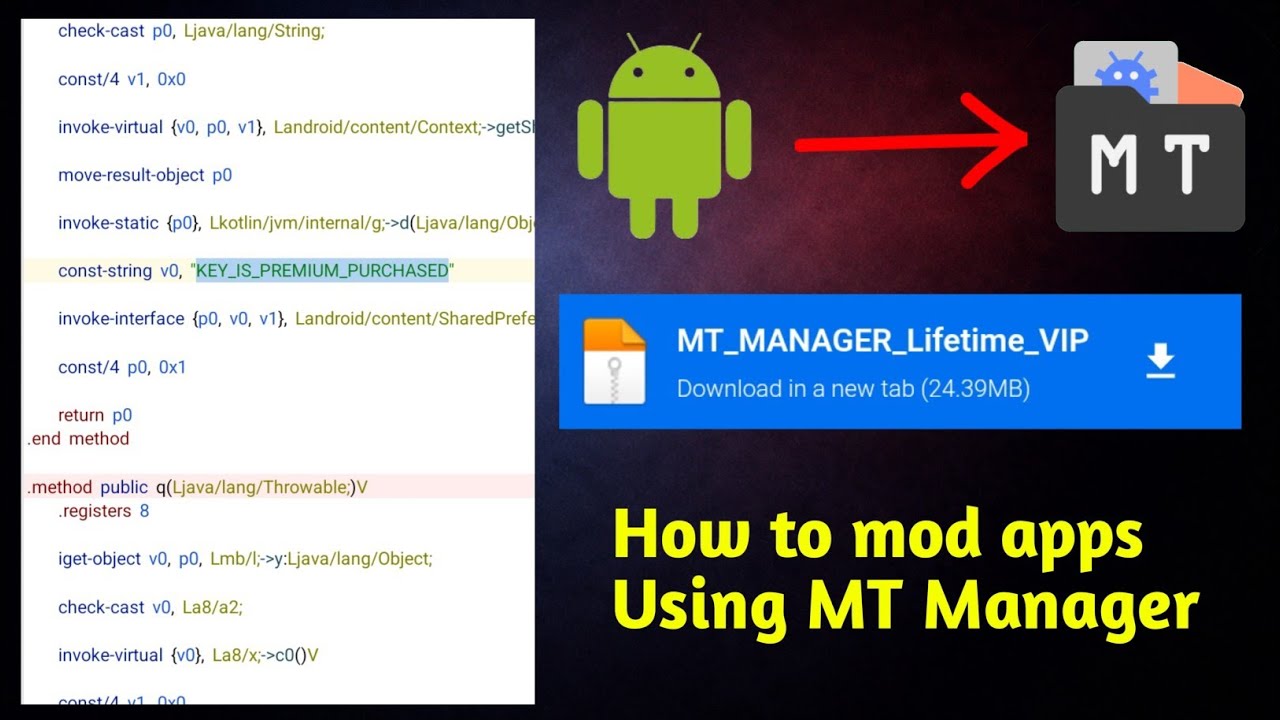 How to install and use MT Manager for Premium apps || No Root 